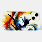 Circle Dance Girl iPhone 14 Fall Case-Mate iPhone Hülle (Rückseite (Horizontal))