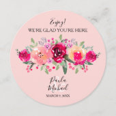 CIRCLE DANK IHNEN KARTE Hochzeit oder Probe Abende (Vorderseite)