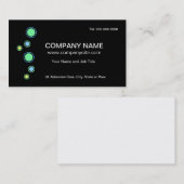Circle Design Business Cards Visitenkarte (Vorne/Hinten)