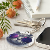 Circle (doppelseitig) Schlüsselanhänger (Vorderseite rechts)