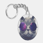 Circle (doppelseitig) Schlüsselanhänger (Vorderseite links)