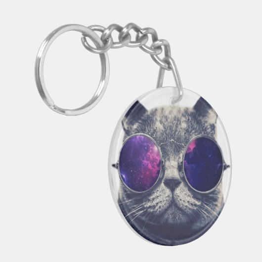 Circle (doppelseitig) Schlüsselanhänger (Vorderseite links)