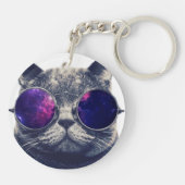 Circle (doppelseitig) Schlüsselanhänger (Rückseite)