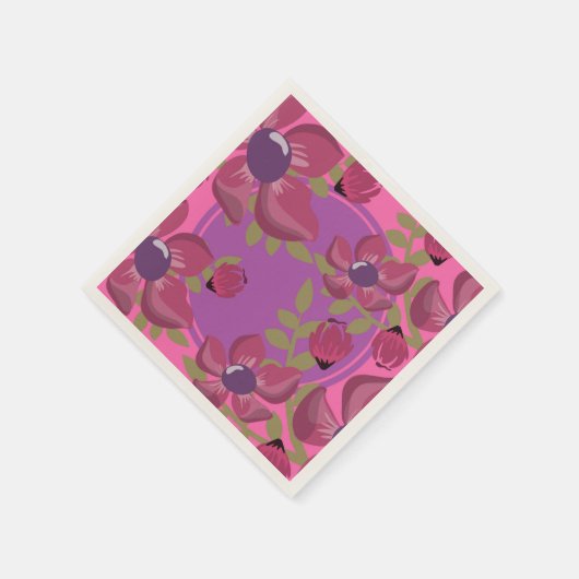 Circle Dot Florah Napkins Serviette (Ecke)