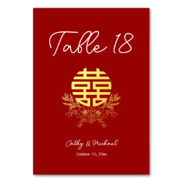 Circle Double glücklichiness Blume chinesische Hoc Tischnummer