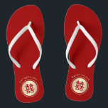 Circle Double Happiness Chinese Wedding Flip Flops Badesandalen<br><div class="desc">Mit Fett*fa*tin entworfen. Einfach mit eigenen Texten,  Fotos oder Bildern anpassen. Für individuelle Anfragen wenden Sie sich bitte direkt an fat*fa*tin. Es gelten benutzerdefinierte Gebühren. www.zazzle.com/fat_fa_tin www.zazzle.com/color_therapy www.zazzle.com/fatfatin_blue_knot www.zazzle.com/fatfatin_red_knot www.zazzle.com/fatfatin_mini_me www.zazzle.com/fatfatin_box www.zazzle.com/fatfatin_design www.zazzle.com/fatfatin_ink</div>