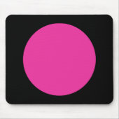 Circle - DP Rose und schwarz Mousepad (Vorne)