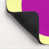 Circle - DP Violet und Chalk gelb Mousepad (Ecke)