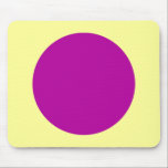 Circle - DP Violet und Chalk gelb Mousepad<br><div class="desc">Ein Mauspad mit einem Kreis- oder Spotmotiv in zwei Tönen oder Farben. Ein schönes,  einfaches,  unkompliziertes Design an sich oder ideal als Ausgangspunkt für weitere Anpassungen.</div>