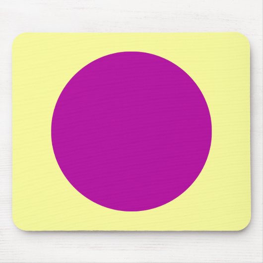 Circle - DP Violet und Chalk gelb Mousepad (Vorne)