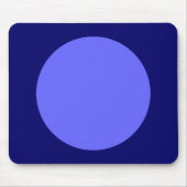 Circle - Electric Blue und Dp Navy Mousepad (Vorne)