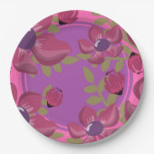 Circle Florah Plate Pappteller (Vorderseite)