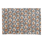 Circle Foto Pattern - 12 Bilder - schwarz Kissenbezug (Vorderseite)