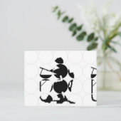 Circle Foto Postkarte (Stehend Vorderseite)