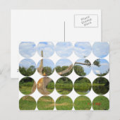 Circle Foto Postkarte (Vorne/Hinten)