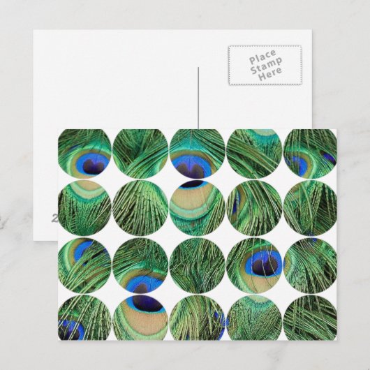 Circle Foto Postkarte (Vorne/Hinten)