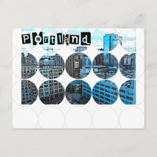 Circle Foto Postkarte