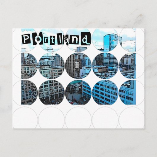 Circle Foto Postkarte (Vorderseite)