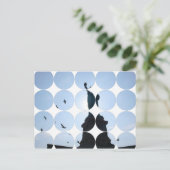 Circle Foto Postkarte (Stehend Vorderseite)