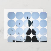 Circle Foto Postkarte (Vorne/Hinten)