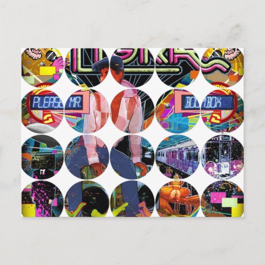 Circle Foto Postkarte (Vorderseite)