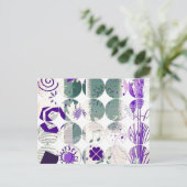 Circle Foto Postkarte (Stehend Vorderseite)