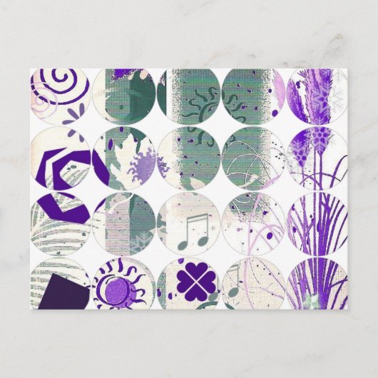 Circle Foto Postkarte (Vorderseite)