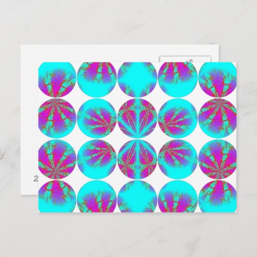 Circle Foto Postkarte (Vorne/Hinten)