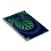 Circle Fraktal Art Notebook Notizblock (Rechte Seite)