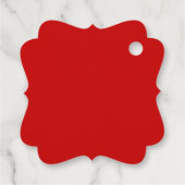 Circle Frame doppeltes Glück Chinesische Hochzeit Geschenkanhänger (Rückseite)