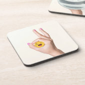Circle Game Ok Got Getränkeuntersetzer (Linke Seite)