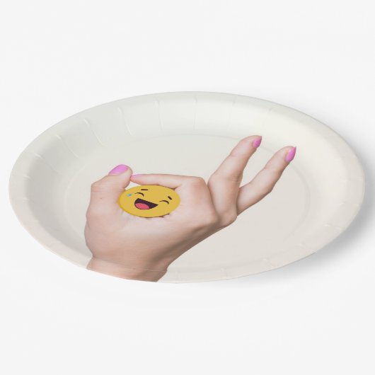 Circle Game Ok Got Pappteller (Schrägansicht)