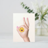 Circle Game Ok Got Postkarte (Stehend Vorderseite)