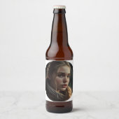 Circle girl bierflaschenetikett (Vorderseite)