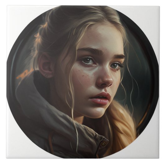 Circle girl fliese (Vorderseite)