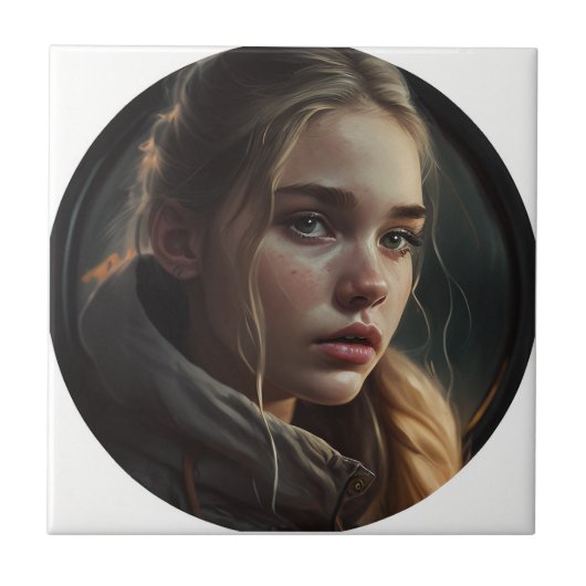 Circle girl fliese (Vorderseite)