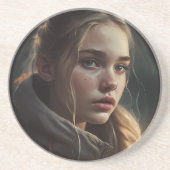 Circle girl getränkeuntersetzer (Vorne)