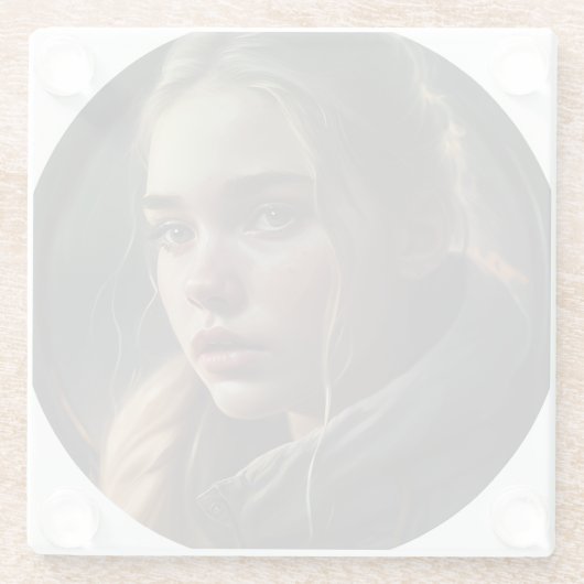 Circle girl glasuntersetzer (Rückseite)