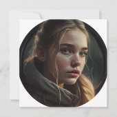 Circle girl karte (Vorderseite)