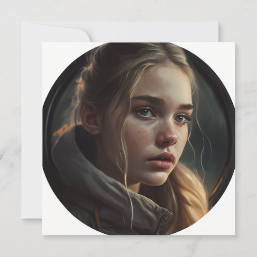 Circle girl karte (Vorderseite)