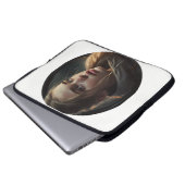 Circle girl laptopschutzhülle (Vorne Knopf)