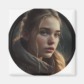 Circle girl magnet (Vorne)