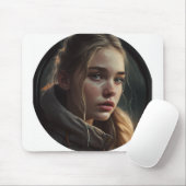 Circle girl mousepad (Mit Mouse)