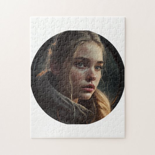 Circle girl puzzle (Vertikal)
