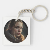 Circle girl schlüsselanhänger (Rückseite)