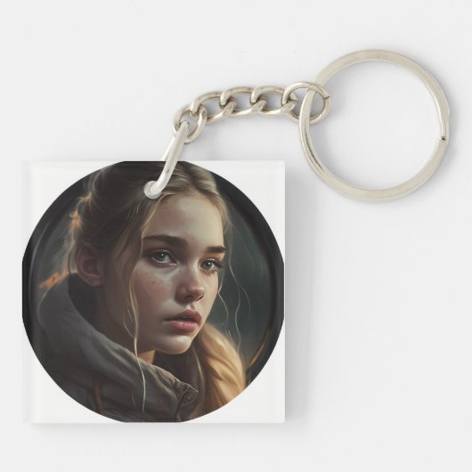 Circle girl schlüsselanhänger (Rückseite)