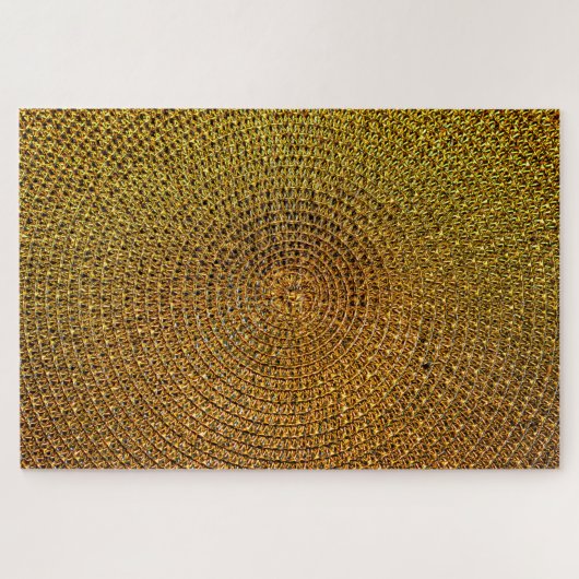 Circle Gold Texture Jigsaw Puzzle (Horizontal)