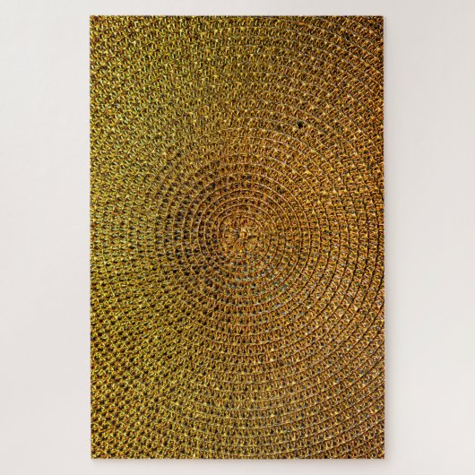 Circle Gold Texture Jigsaw Puzzle (Vertikal)