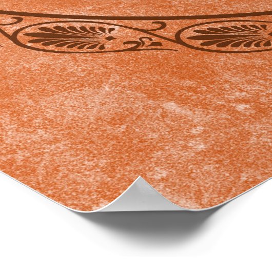 Circle Griechisches Design Poster (Ecke)