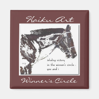 Circle Haiku Art Magnet Sieger